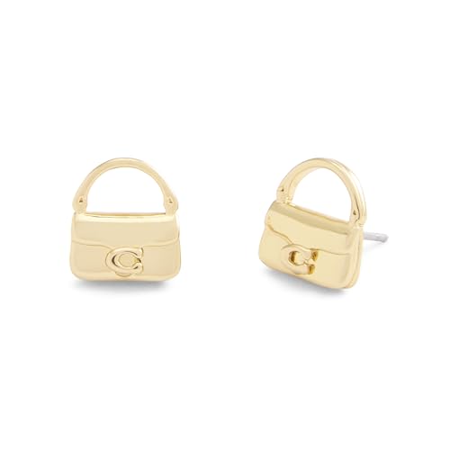 COACH Women's Signature Handbag Stud Earrings