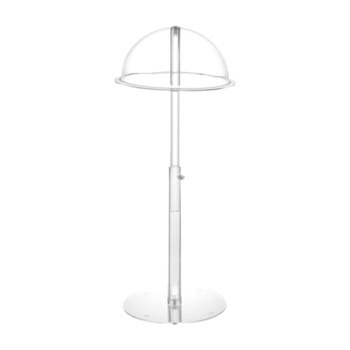 Llazsybz Soporte Acrílico para Sombreros, Almacenamiento, Decoración, Soporte para Pelucas, Exhibición de Sombreros Y Joyas.