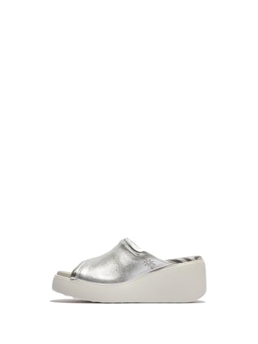 Fly London DOLI042FLY, Sandalias Mujer, Silver, 41 EU