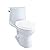 TOTO TCST604CUFGAT4001 UltraMax II 1 GPF One Piece Elongated Toilet with Left Hand Lever - Less Seat Cotton