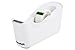Scotch Desktop Tape Dispenser, White, with 1 Roll Magic Tape (3/4 in x 1296 in) – Weighted Refillable Holder for Office & Home