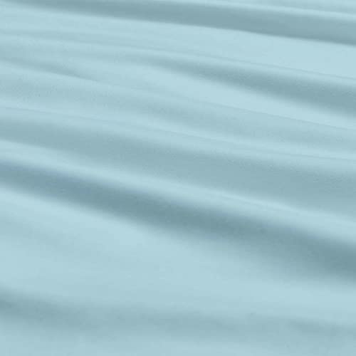 Sheets For Cot Bunk Bed-Cot Size Mattress Sheets-Fitted Cot Sheet Perfect For Narrow Twin/Cot Size/Rv Bunk/Guest Bed Replacement/30 X 75" Mattress/Camping Cot, Light Blue, Cotton Cot Sheets 4(Pcs) #TOP6