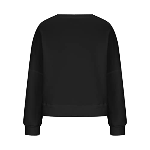 Christmas Sweatshirt Women Happy Valentine's Day Shirts Holiday Pullover Tops Casual Pullover Hooded #TOP4