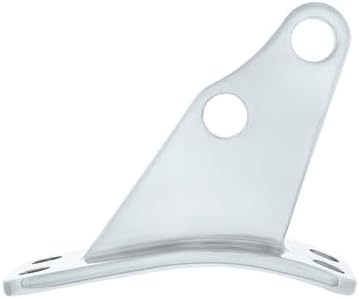 United Pacific 21325 Exhaust Bracket, Stainless, Angled, for Peterbilt
