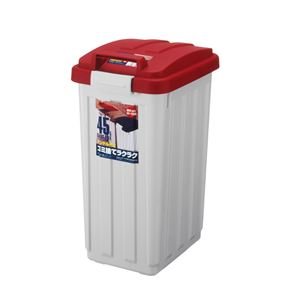 Amazon.co.jp: フタ付きゴミ箱/ダストボックス 【室内・屋外兼用/45L