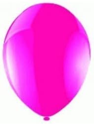 25 BALLOONS LARGE 12 INCH SHINEY GLOSS FINISH IN MANY COLOURS (HOT PINK)