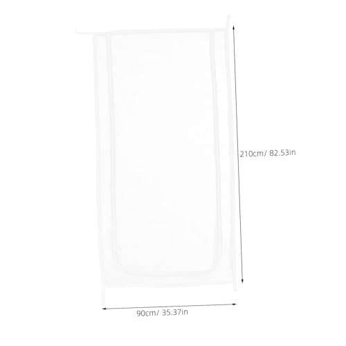 Puerta mosquitera para gatos COLLBATH con malla duradera resistente y cremallera 3