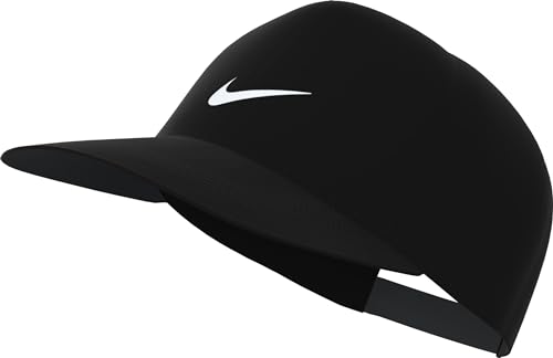 Nike DF Club U AB FL P Gorra de béisbol, Black/White, M-L Unisex Adulto
