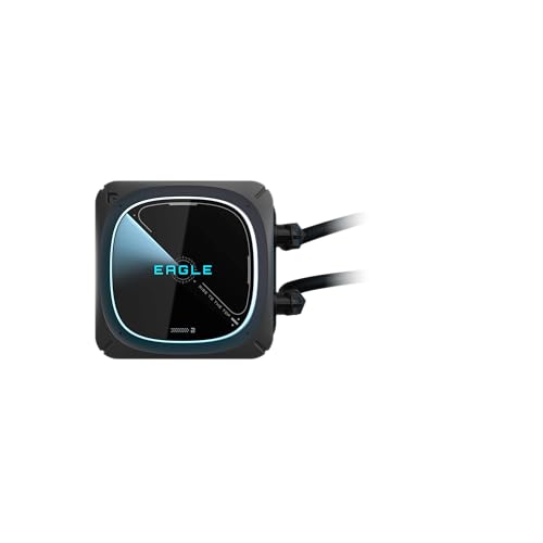 Image of GIGABYTE Eagle 360 - AIO Liquid CPU Cooler - 360mm Radiator, 3X 120mm High-Volume PWM Fans, Compatible with Intel LGA 1851 /1700 /115X /1200, AMD AM5 /AM4 - Black (GP-GIGABYTE Eagle 360)