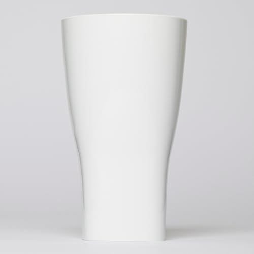 AIOS Tritan Renew - Bicchiere da pinta in plastica infrangibile, colore: Bianco