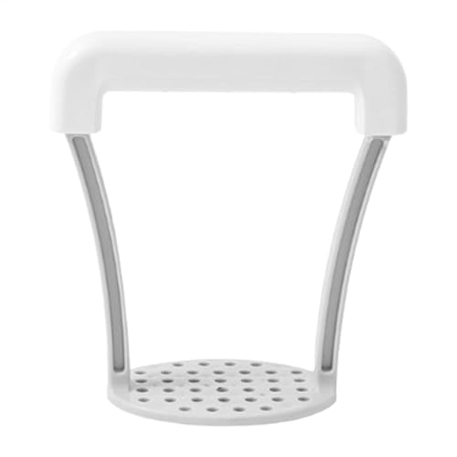 Presse-purée en acier inoxydable - Presse-purée avec hachoir à ail, presse-purée robuste | Outil de cuisine facile à utiliser avec un design ergonomique, rangement pliable, parfait pour les pommes de