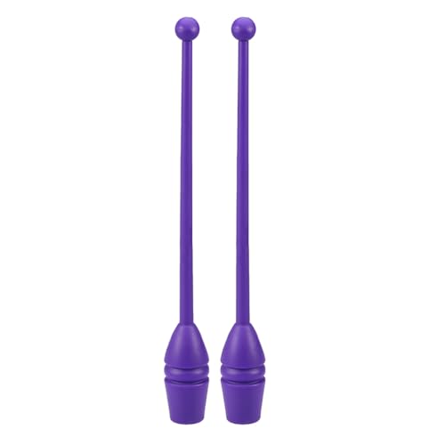 Mipcase Palo De Gimnasia Rítmica Juego De Baile Mano Banda Agarre Barras Gimnasia Accesorios Baile Empuñaduras Equipo Mazas para