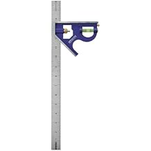 IRWIN Tools Combination Square, Metal-Body, 16-Inch 1794471, Blue