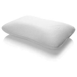 TEMPUR Symphony Schlafkissen Memory Foam, ergonomisches Nackenstützkissen für Rücken- und Seitenschläfer, Liegefühl fest, M (63 x 43 x 12.5 cm), Weiß