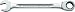 Produktbild STAHLWILLE Nr. 17F l Ratschen-Ringmaulschlüssel 13 mm l flache Ringseite l extrem belastbar l schraubenschonend