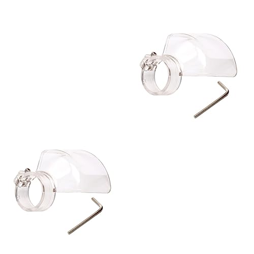 Uonlytech 2pcs Attachments Grinder Dust Shroud Drill Protective Cover for Rotary Tool Accessories