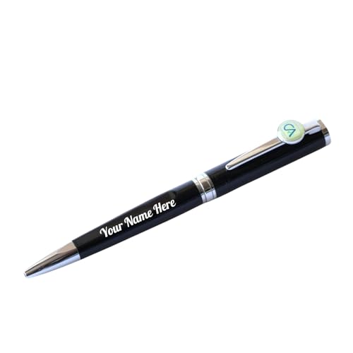 Image of Personalized Pen with Name Engraved I Metal Classy Customized Roller Ball Pens I Comfortable to Hold & Write I Gift for Men & Women Birthday Corporate Gifting (CA PE)