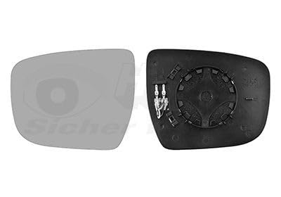 VAN WEZEL 3391817 Espejo retrovisor espejo completo convexo para ajuste elect. espejo abatible eléctricamente calefactable izquierda Compatible con NISSAN Qashqai II J11, J11 QASHQAI II VAN J11