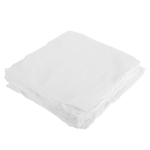 ERINGOGO 100 Paños Antiestáticos Industriales de Microfibra Ultrafina 22 CM Blancos Toallitas para Salas Blancas y Limpieza Médica Paños Reutilizables para Electrónica Carpintería y