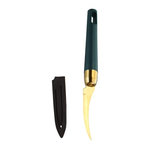 Mikinona Pelapatate Ergonomico per Gamberi Gadget da Cucina Facile da Usare per Uso Personale Strumento per La Rimozione del Filo dei Gamberi Compatto E Facile da Riporre.