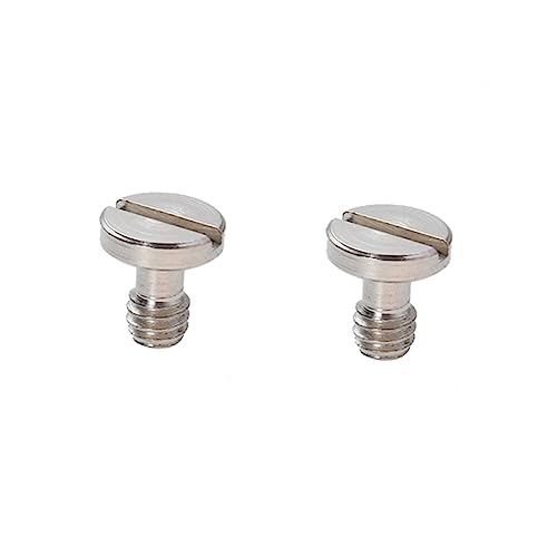 DIYEAH 2piezas Tornillos De Acero Inoxidable Para Cámara Trípode y Monopod Tornillo De Liberación Rápida Pulg De Compatibles Con Placas Estándar
