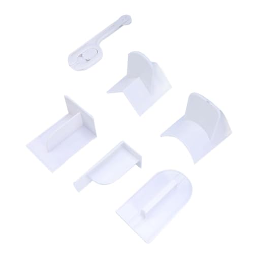 PRETYZOOM 6piezas Alisadores Fondant Raspadores Pasteles Aplanadores Tartas Espátulas Repostería Herramientas Decoración Alisadores