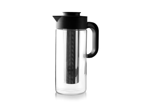 IBILI -Brocca Infusore per Caffè/Tè - Filtro Borosilicato in Acciaio Inox 18/10