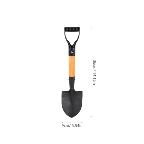Pala de jardinería multiuso de 36 cm con mango negro miniatura 2