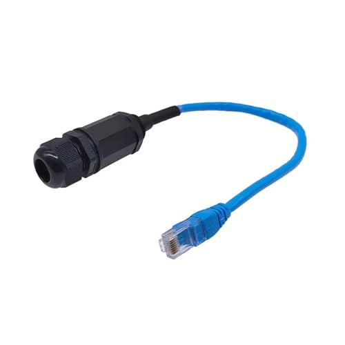 Connecteur RJ45 femelle CAT6 traversée de cloison M22 adaptateur panneau câble blindé 25cm