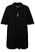 Ulla Popken Damen Basic Poloshirt, Schwarz, 46-48 EU