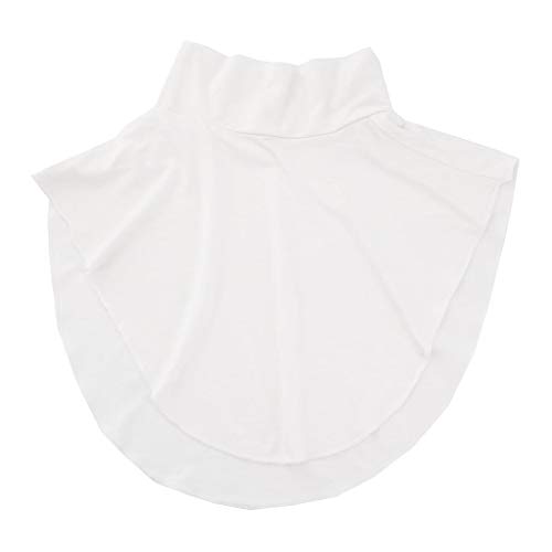 oshhni 4 Peças Lady Solid Modal Faux Gola Gola Musselina Hijab Colarinho