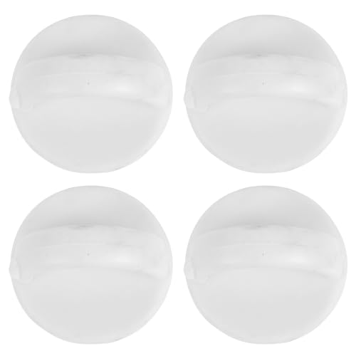 Hoement Tapón de Goma Blanco para Cubo de Fregona 4 Piezas, Control de Flujo de Agua y Prevención de Desbordamiento, Apto para Lavabo en Varias Ocasiones