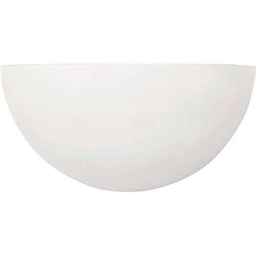 Capital Lighting 1680MW Crescent Opal Glass Wall Sconce, 1-Light 100 Watt, 5" H x 11" W, Matte White