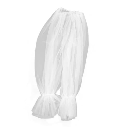 Guantes de tul cómodos para novias que buscan mangas desmontables 1