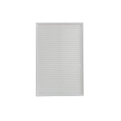 Persianas Plisadas Autoadhesivas, Semi Opacas, for Cocina, baño, balcón, cafetería u Oficina para Dormitorio y Hoga(White,180x90cm)