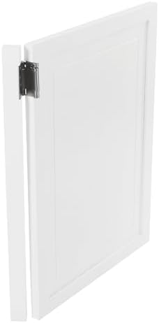 Wooden Cafe Door 27.6"x35.4" - Half-Height Swinging Door with Stainless Steel Hinges for Kitchen, Bar, Cellar, Porch & Barn - Stylish Black Design
