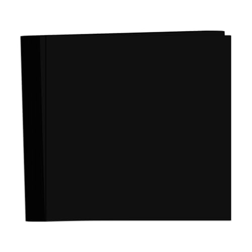 Black Cardstock 12x12 100 Sheets 65lb Card Stock Paper Goefun Black Core 12x12 Cardstock for Halloween Photo Albums Card making Crafting Scrapbook