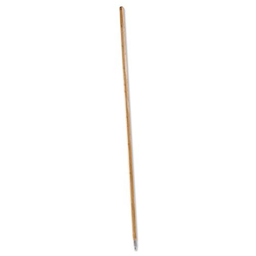 BWK138 - Metal Tip Threaded Hardwood Broom Handle