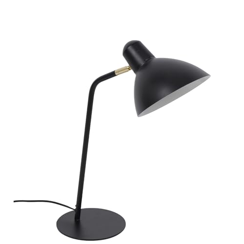 Corep Lampe métal noir MARCEL abat-jour orientable - style années 50 - ambiance vintage et design...