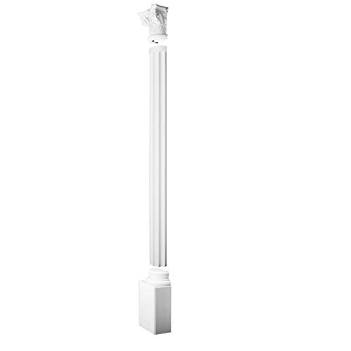 Chapiteau de demi-colonne K1121 pour sublimer un salon ou une entrée