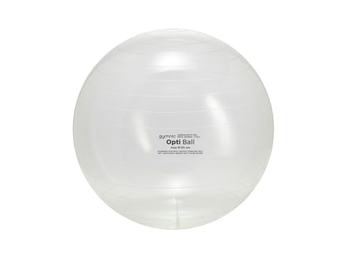 GYMNIC Opti Ball Transparenter, aufblasbarer Ball, max. Ø 65 cm, für...