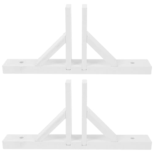 Soporte fijo antideslizante para valla de jardín base de madera resistente Housoutil