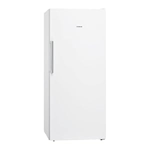 Siemens GS51NAWCV iQ500 Gefrierschrank, 161 x 70 cm, 289 L, noFrost nie wieder abtauen, bigBox Platz für großes Gefriergut, varioZone flexible Glas-und Schubladen, Weiß