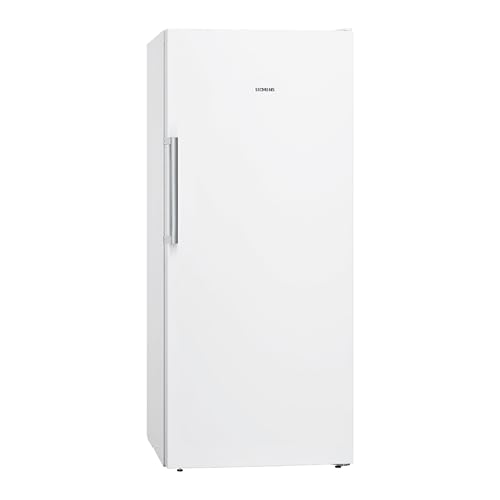 Siemens GS51NAWCV iQ500 Gefrierschrank, 161 x 70 cm, 289 L, noFrost nie wieder abtauen, bigBox Platz für großes Gefriergut, varioZone flexible Glas- und Schubladen, Weiß