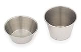 Royal Industries Sauce Cup, Stainless Steel, 1 1/2 Oz, Silver