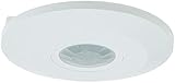 Lámpara de techo-sensor de movimiento 'CBM-flat' 360° 230 V, 1-2000W, 6 M, LED adecuado, colour blanco