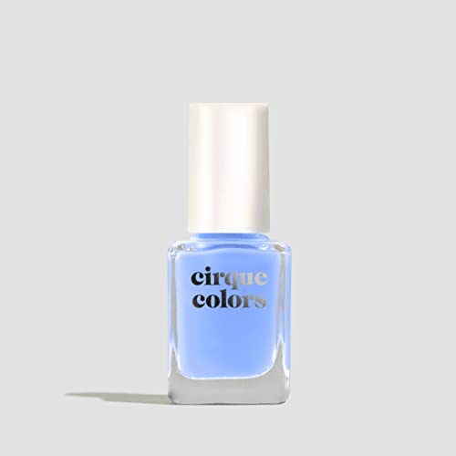 Cirque Colors Morningtide- Sheer French Blue Jelly Nail Polish - 0.37 Fl Oz (11 mL) - Vegan & Cruelty-Free