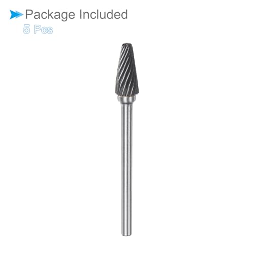 Juego de 5 Fresas Rotativas de Carburo de Tungsteno miniatura 6