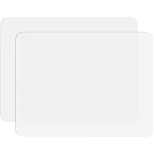 Gartful 2 Pack Silicone Crafting Mats 15.7 x 11.8 Silicone Mat For Crafts Large Heat Resistant Sheet For Jewelry Casting Epoxy Resin Wax Seal Drawing Countertop Protector Placemat Translucent