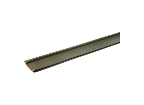 Image of M-D Building Products 13565 1-25 /32 in. x 5 /8 in. x 36 in. Bronze Vinyl Replacement Insert for Hardwood Thresholds